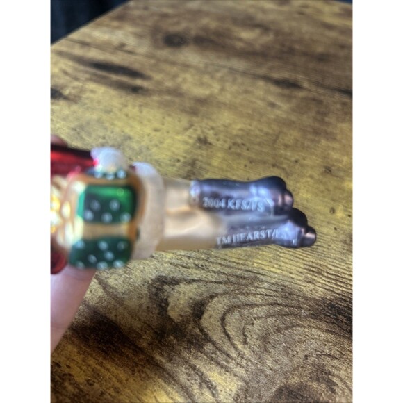 Betty Boop Christmas Ornament By Kurt S. Adler Hand Blown Glass 5" Vintage 2004 - Picture 8 of 9